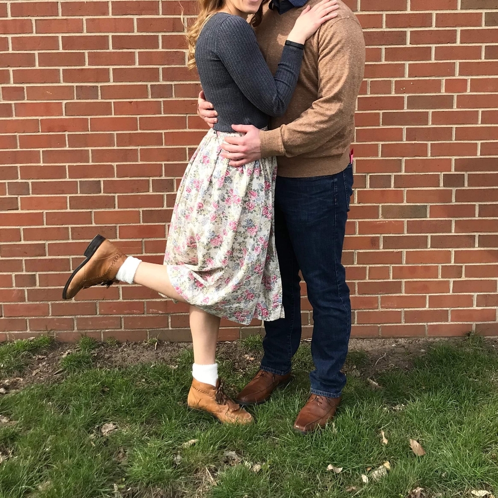 Floral vintage skirt